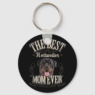 Funny Dog Lover Women Best Rottweiler Mum Lovers Key Ring