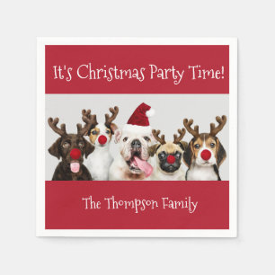 Funny Dog Lovers   With Name Napkin