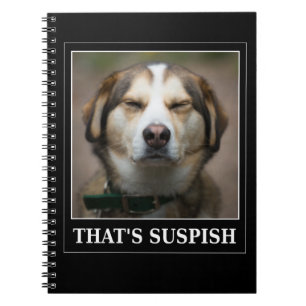 Funny Dog Meme Notebook