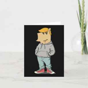 Funny Dog Meme Trump Hat Make Great Again  Card