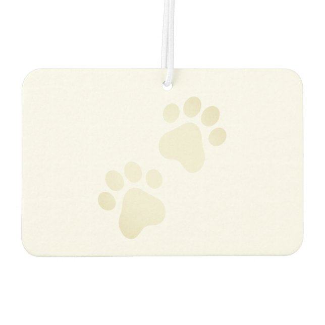 Funny Dog Mom Dad Gift! My Therapist Has Four Paws Car Air Freshener (Back)