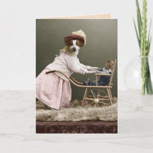 Funny Dog Mother's Day Thank You Card