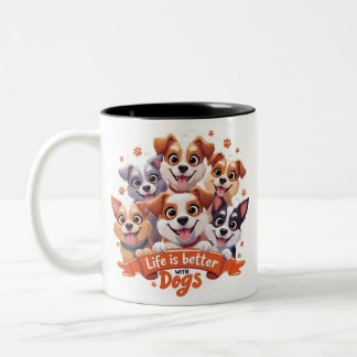 Funny Dog Mug Wrap Dog coffee Lovers gift cute mug