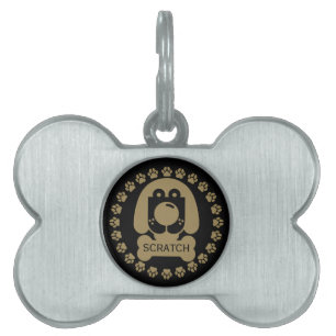 Funny Dog Name Pet ID Tag