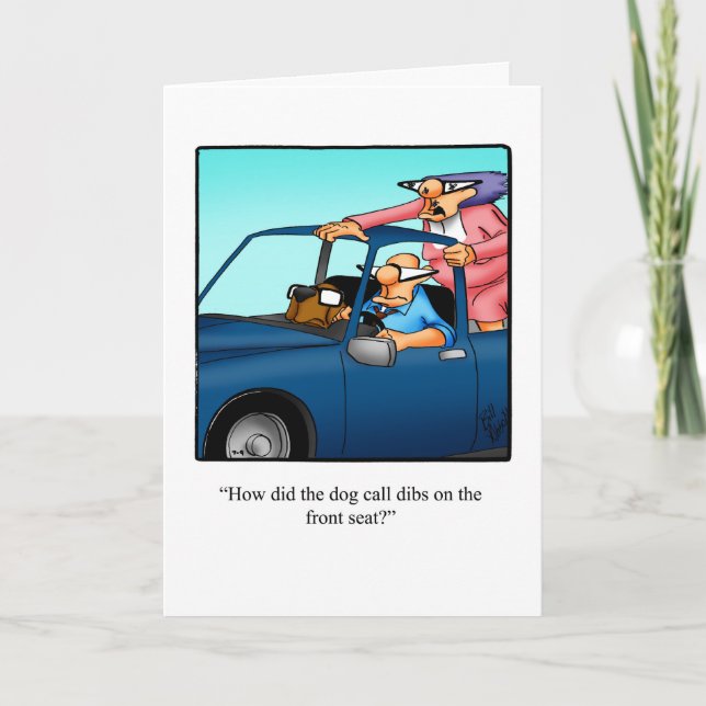 Funny Dog Owner Congratulations Card (Front)