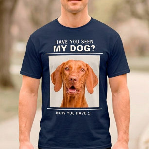 Funny Dog Owner Personalised Pet Photo T-Shirt