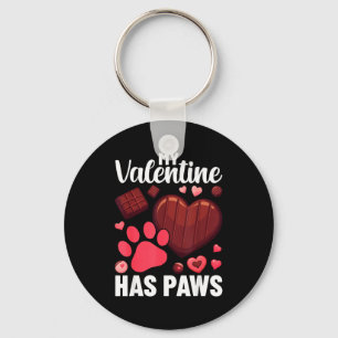 Funny Dog Owner Valentines Day Heart Women Girls  Key Ring