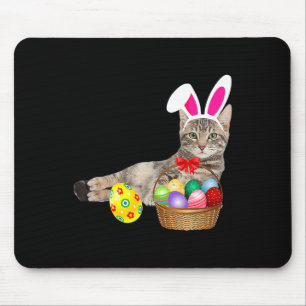 Funny Dog Paw Bunny Happy Easter Day Cat Mum Dad P Mouse Mat