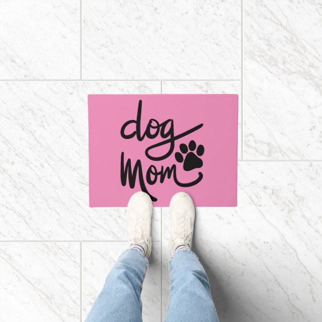 Funny Dog Paw Dog Mum Doormat (Indoor)