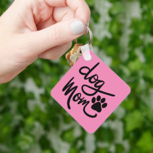 Funny Dog Paw Dog Mum Key Ring