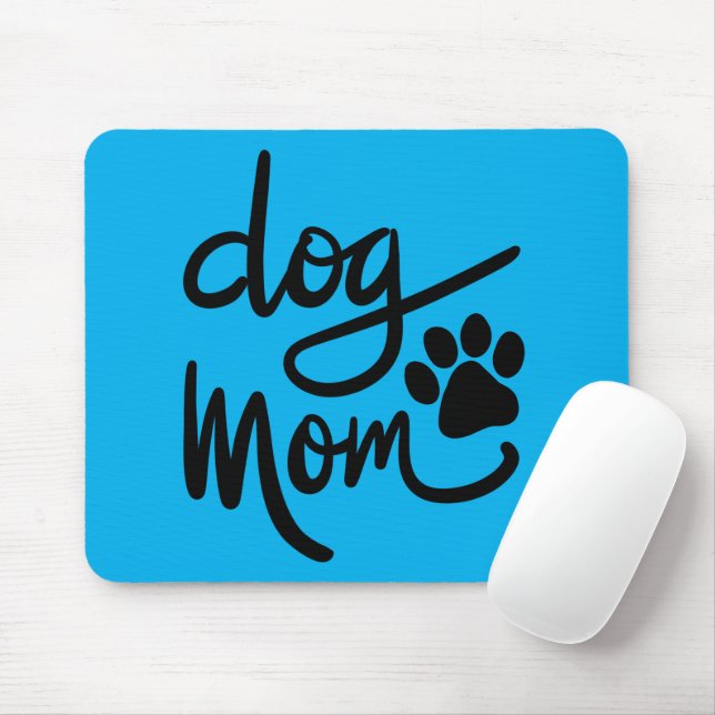 Funny Dog Paw Dog Mum Mouse Mat (With Mouse)