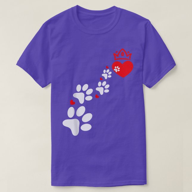 Funny Dog paw, for dog owners, for men and women  T-Shirt (Design Front)