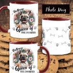 Funny Dog Photo Queen Of Zoomies Coffee Mug<br><div class="desc">Fun Queen of the Zoomies Dog Mug with one pet photo personalisation. Great for your pet loving family member.</div>