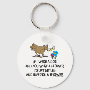 Funny Dog Poem Key Ring