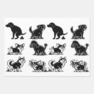 Funny Dog Poop Hilariously Wrapping Paper