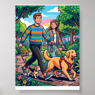 Funny dog poster