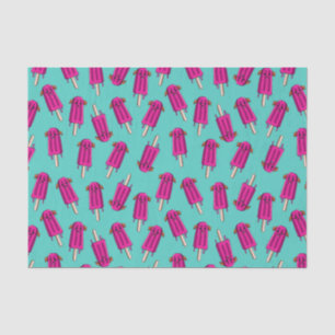 Funny Dog Pun Pattern   Pupsicle Tissue Paper