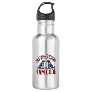 Funny Dog Quote Vintage Engraving T-Shirt Design_1 532 Ml Water Bottle