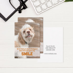 Funny Dog Real Estate Pop By Card