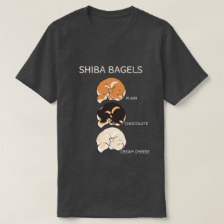 Funny Dog T-Shirt - Shiba Bagels (3 Flavours)