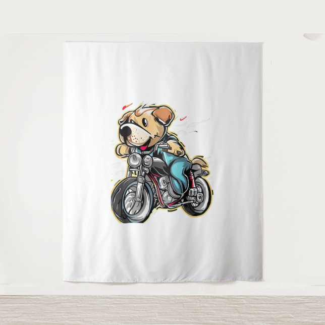 funny dog tapestry (Front)