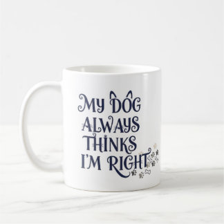 Funny Dog Text Coffee Mug