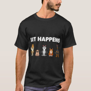Funny Dog Training Art For Men Women Dog Lover Pup T-Shirt