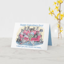 Funny Dog Valentine's Day Greeting Card