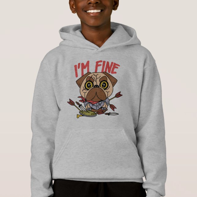 Funny Dog Warrior  (Front)