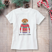 Funny Dog Wearing Glasses, Ugly Christmas Sweater