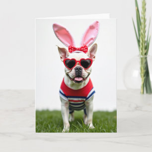 Funny Dog With Ears Card