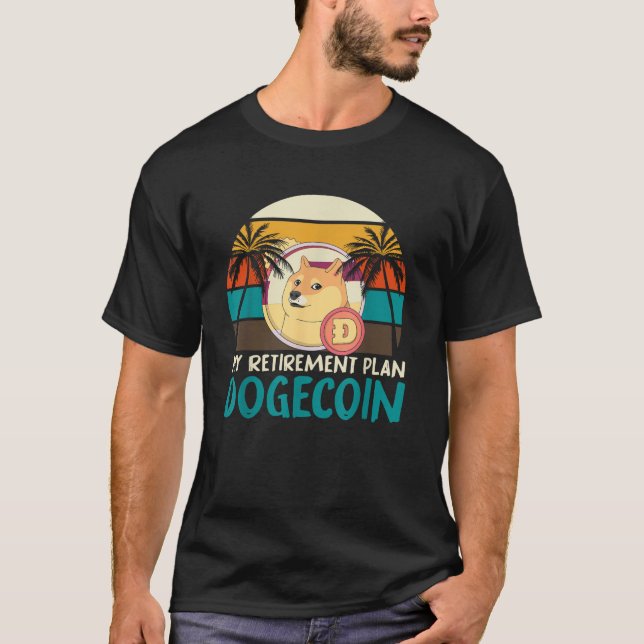 Funny Dogecoin Crypto Cryptocurrency Doge Hodl Fun T-Shirt (Front)