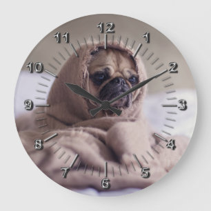 Funny doggy large clock
