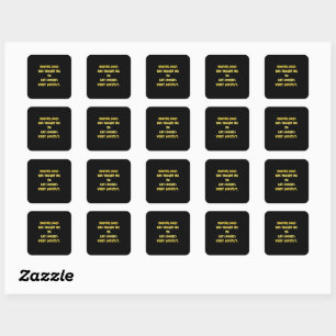 Funny Dogs and Cookies Joke Square Sticker
