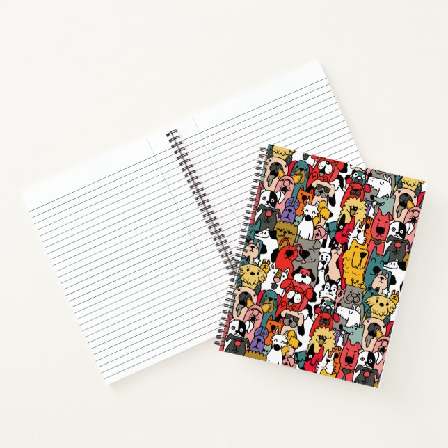 Funny Dogs  Notebook (Inside)