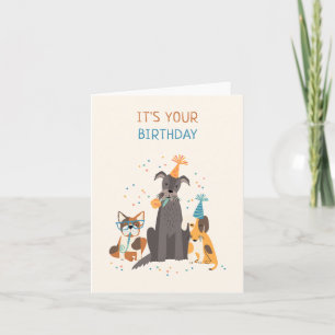 Funny Dogs party  Card