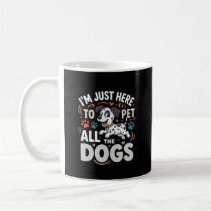 Funny Dogs Pet Lover Vector Coffee Mug