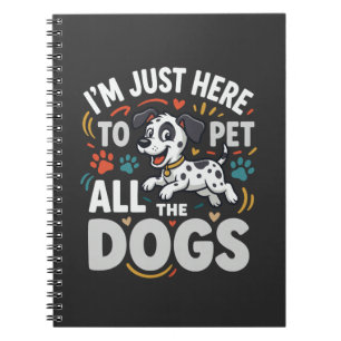 Funny Dogs Pet Lover Vector Notebook