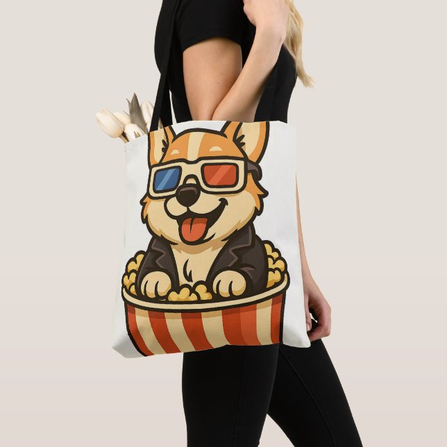 Funny dogs  tote bag (Close Up)