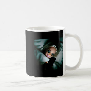 Funny Doll Crying Face Meme Scrolling Sarcastic Hu Coffee Mug