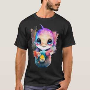 Funny Dolphin and Fish Friends T-Shirt