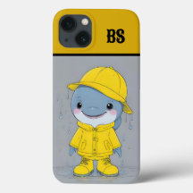 Funny Dolphin in Rain Boots – Beach Humour