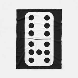 Funny Domino Meme Six Seven Play Strategy Number H Fleece Blanket