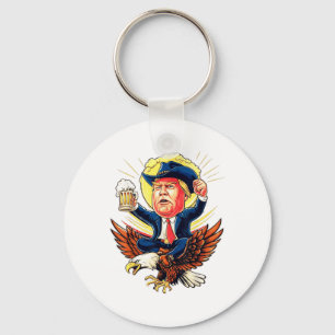 Funny Donald Trump 2024 Take America Back Election Key Ring