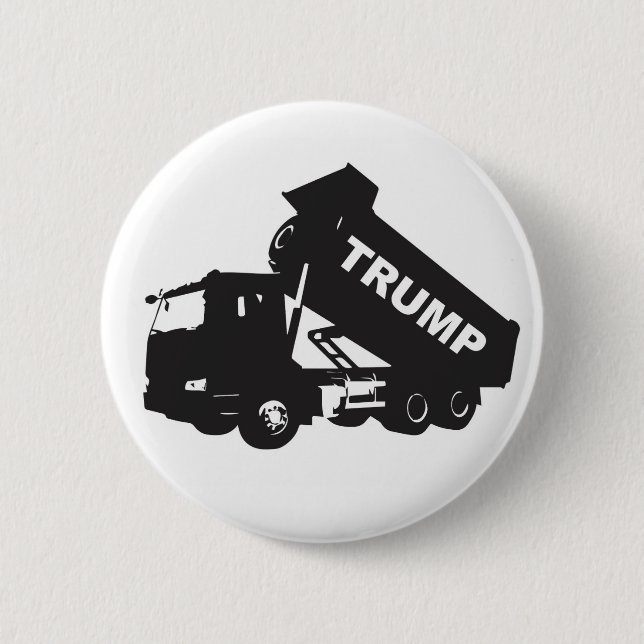 Funny Donald Trump 6 Cm Round Badge (Front)