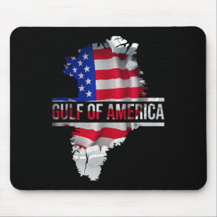 Funny Donald Trump American Flag Canada Greenland Mouse Mat