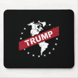 Funny Donald Trump American Flag Canada Greenland Mouse Mat
