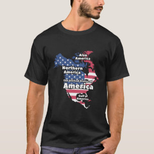 Funny Donald Trump American Flag Canada Greenland T-Shirt
