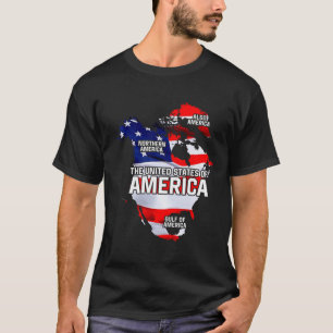 Funny Donald Trump American Flag Canada Greenland T-Shirt