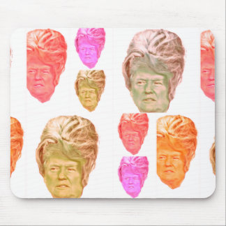 Funny Donald Trump Beehive Wig Mousepad